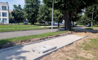 Wymiana chodników na osiedlu Górnym