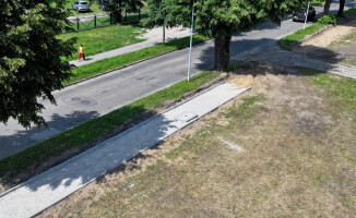 Wymiana chodników na osiedlu Górnym