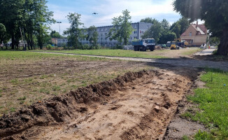 Wymiana chodników na osiedlu Górnym
