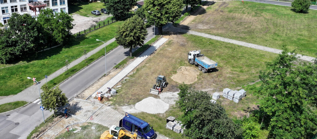 Wymiana chodników na osiedlu Górnym