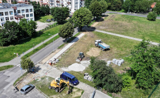 Wymiana chodników na osiedlu Górnym