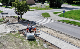 Wymiana chodników na osiedlu Górnym
