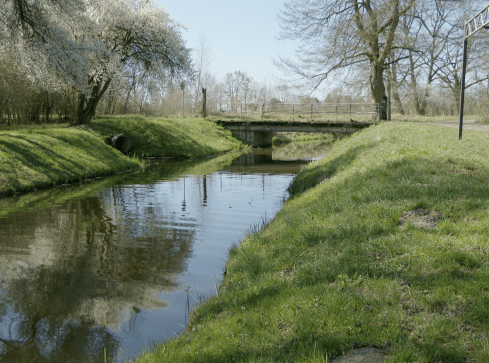 Kanał żeglowny w Trzciance - grafika