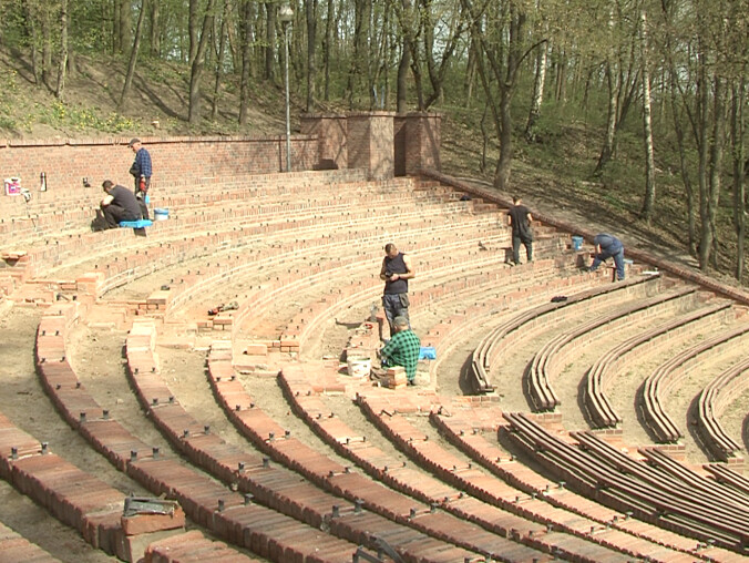 Remont amfiteatru zakończy się w tym roku - grafika