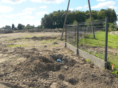 Nowy cmentarz komunalny w Zakrzewie - grafika