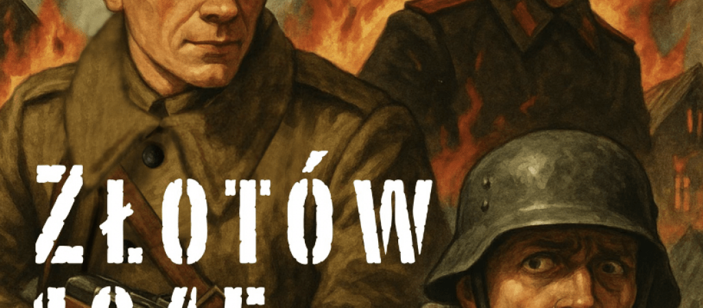 Inscenizacja wojenna na ulicach miasta