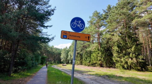 Rowerem nad morze - grafika