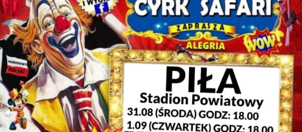 Cyrk Safari w Pile - wygraj bilety
