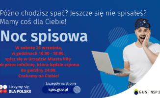 Urząd Miasta w Pile organizuje Noc Spisową 