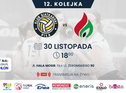 Mecz KS Piła - Płomień Sosnowiec - ROZSTRZYGNIĘCIE KONKURS - grafika