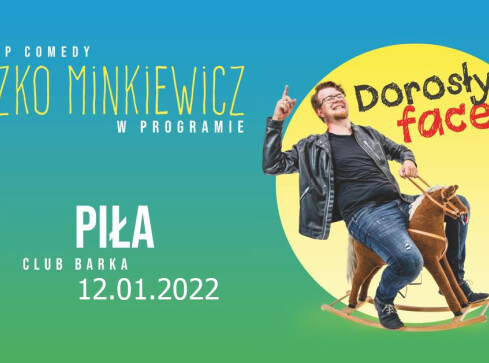 Stand-up na Barce w Pile. Wystąpi Mieszko Minkiewicz  - grafika