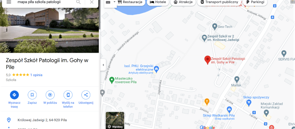 Patologiczna Goha patronką pilskiej szkoły? 