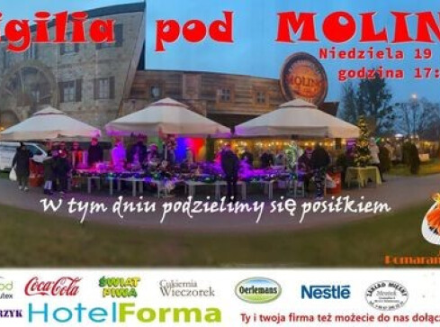 Wigilia charytatywna w Pile  - grafika