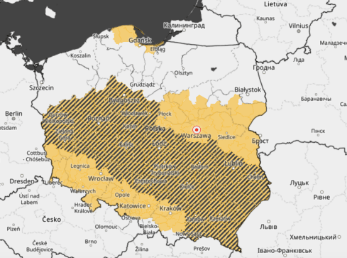 Uwaga ślisko! - grafika