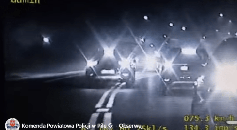 O mały włos od tragedii na DK11 [WIDEO] - grafika