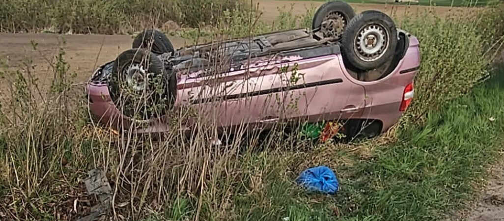 Pijany ukradł auto i miał wypadek