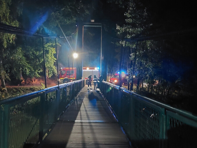 Nocna tragedia nad jeziorem - grafika