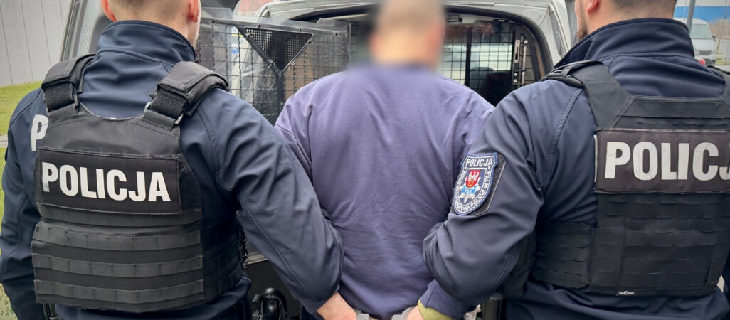 Ukradł ciągnik i pojechał demolować krewnym posesję - VIDEO