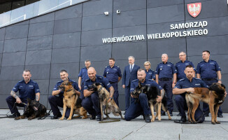 Policjant z Piły i jego pies Hiro w czołówce Wielkopolski