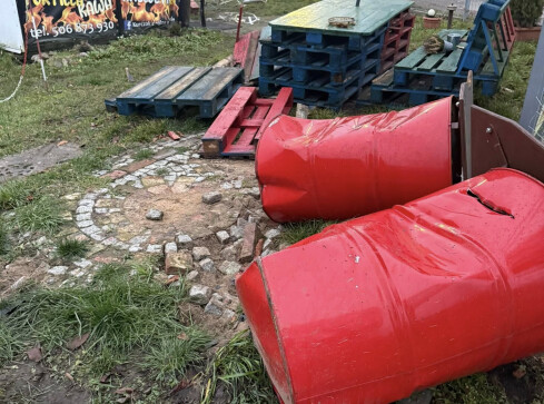 O krok od tragedii - grafika