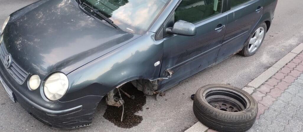 Pijany w sztok 22-latek wjechał w krawężnik. Z ulicy trafił do więzienia