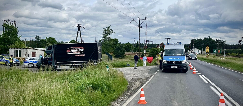 Wypadek niedaleko Starej Łubianki. Zginął motocyklista.