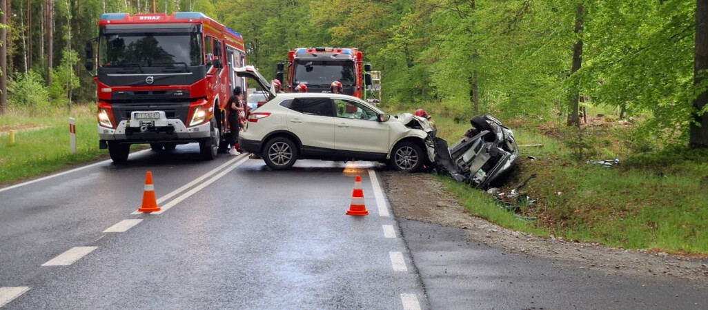 Groźny wypadek. Trzy osoby ranne
