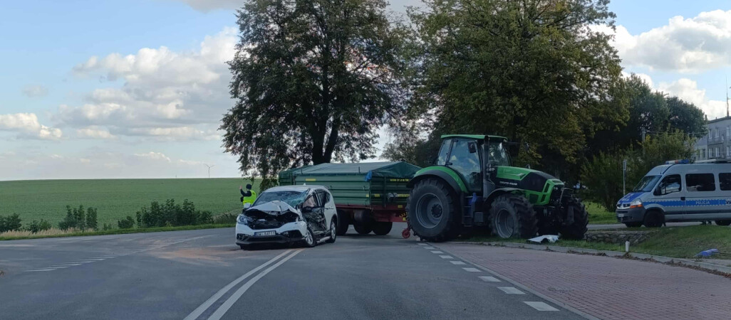 Jedna osoba ranna w wypadku