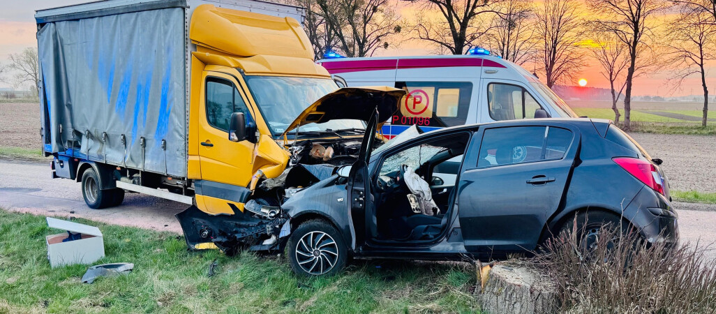 Jedna osoba trafiła do szpitala