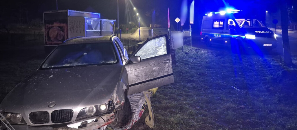 Kompletnie pijany kierowca BMW usłyszał zarzuty