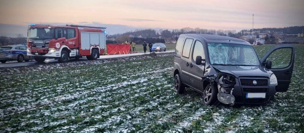 Śmiertelny wypadek. 20-latek potrącił rowerzystę