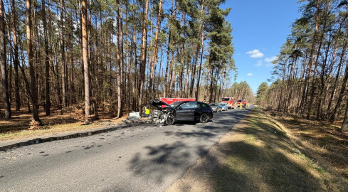 Śmiertelny wypadek. Skoda i Renault zderzyły się czołowo - grafika