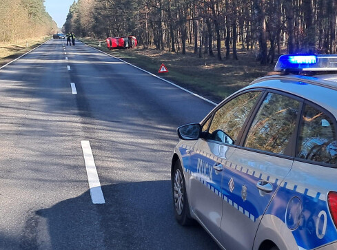 Wypadek na DK10 na odcinku Piła-Stara Łubianka - grafika