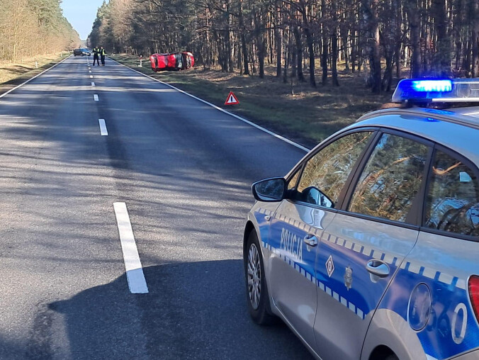 Wypadek na DK10 na odcinku Piła-Stara Łubianka - grafika