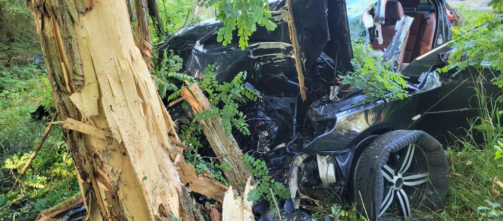 Groźnie wyglądający wypadek