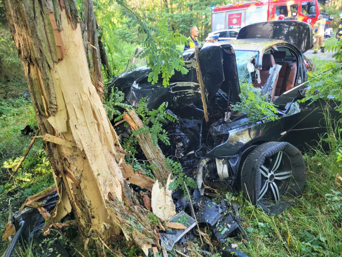 Groźnie wyglądający wypadek - grafika