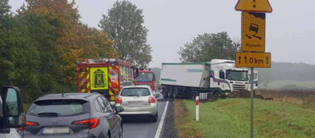 DK10 zablokowana po zdarzeniu drogowym