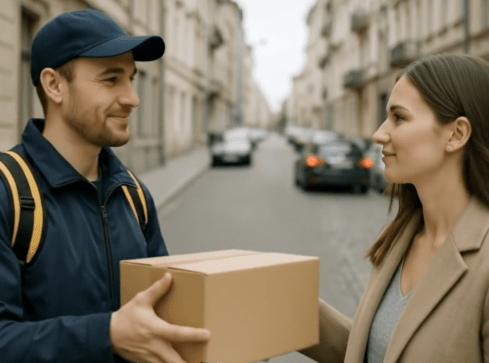 Uwaga na fałszywe paczki - grafika