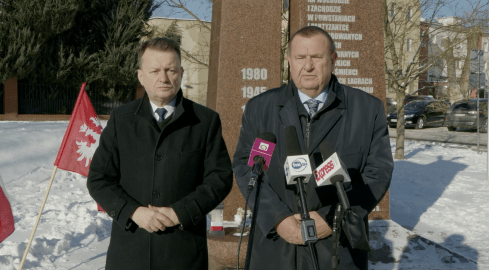 Błaszczak krytykuje samorząd  - grafika