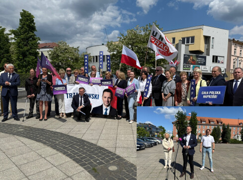 Kandydaci idą łeb w łeb. Walka o głosy niezdecydowanych - grafika