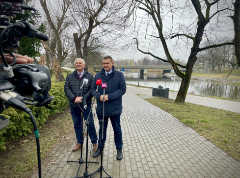 Spod mostu Chrobrego na marsz Królewski - grafika