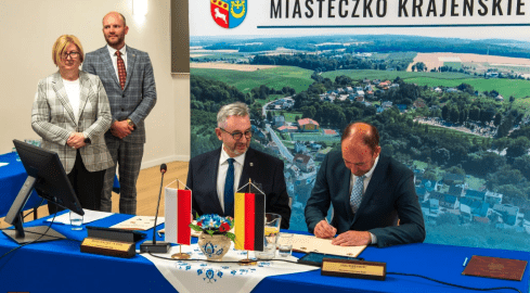 Miasteczko partnerskie - grafika