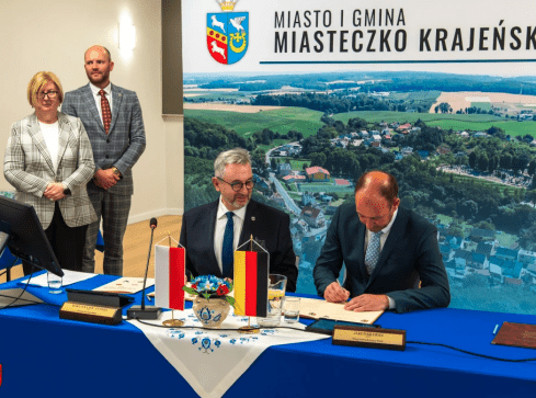 Miasteczko partnerskie - grafika