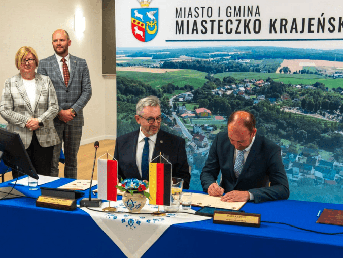 Miasteczko partnerskie - grafika