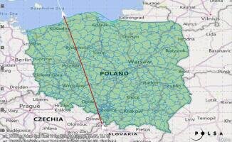 Kilkutonowy człon rakiety nad głowami mieszkańców powiatu pilskiego