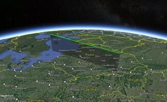 Kilkutonowy człon rakiety nad głowami mieszkańców powiatu pilskiego