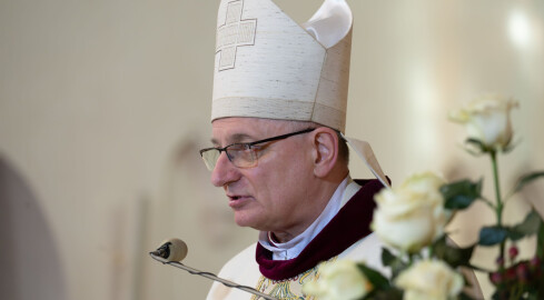 Ingres nowego biskupa - grafika