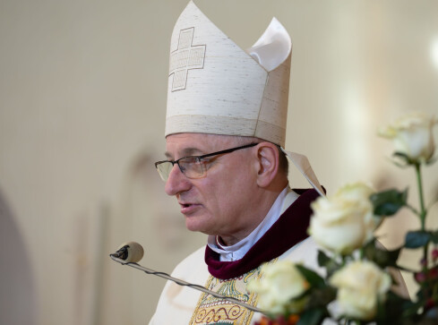 Ingres nowego biskupa - grafika