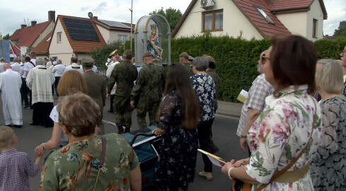 Skrzatuska Pieta na ulicach Piły - grafika