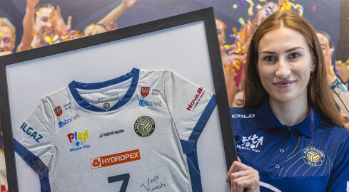 Licytacja dla siatkarki - grafika
